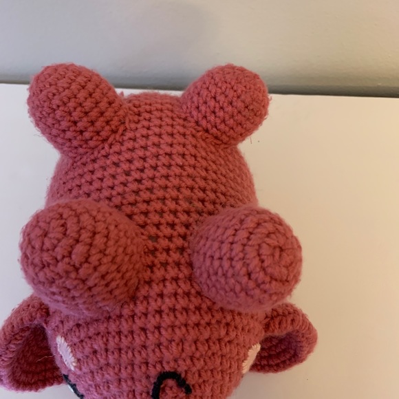 Handcrafted Crocheted Elephant Toy, Stuffed Animal, Zoo Animal Toy, Baby Gift - Picture 5 of 6